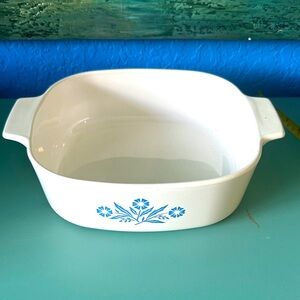 NO (5) 2 Liter Corningware Casserole Cornflower pattern